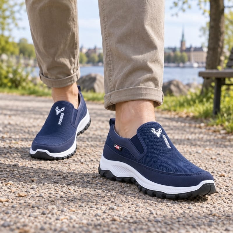Ergonomiska slip-on i canvas - bild 2