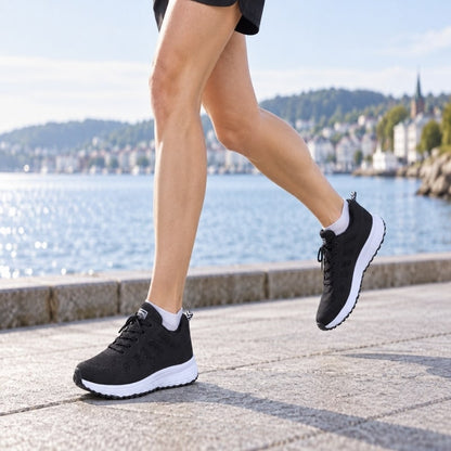 Lätta sneakers för dam med mesh - bild 2