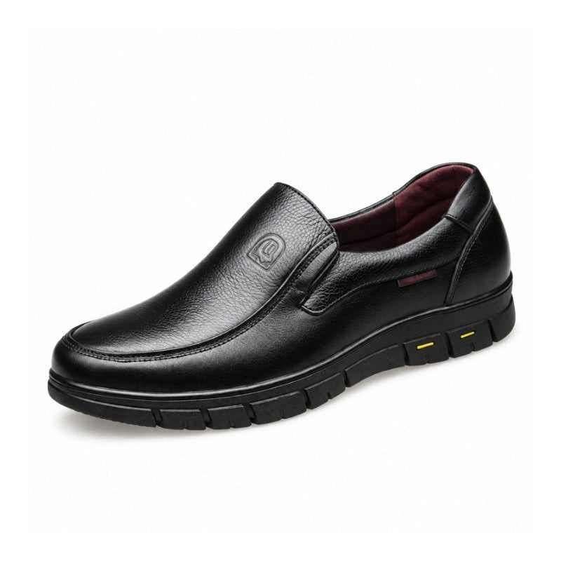 Slip-on-skor i skinn för herr - bild 1
