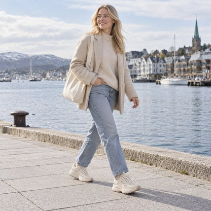 Sportig sneaker för herr med kraftig sula - bild 3
