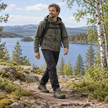 [PB:ba34766e-ad3c-4401-a943-51734c2d3a54:4] Vandringsskor för herr med kraftig yttersula - bild 4