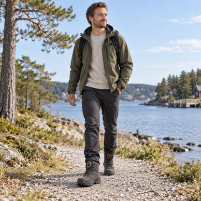 Varma herrkängor med robust sula - bild 3