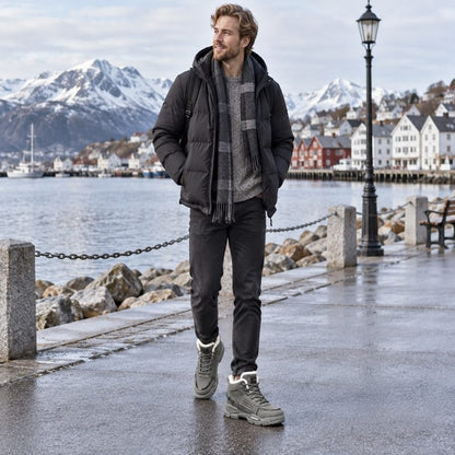 Varmfodrade ankelkängor för herr - bild 4