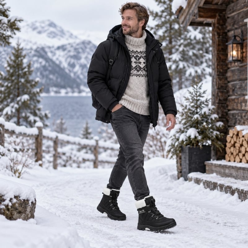Vattentäta vinterkängor för herr - bild 2