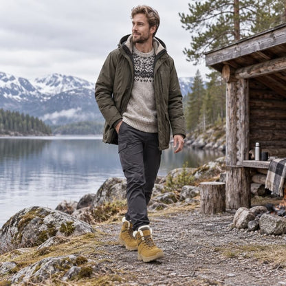 Vinterkängor för herr med mjukt foder - bild 4